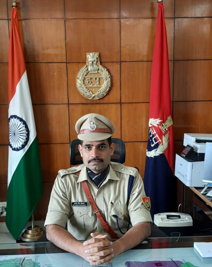 Panipat News/IPS Ajit Singh Shekhawat took charge as Superintendent of Police Panipat