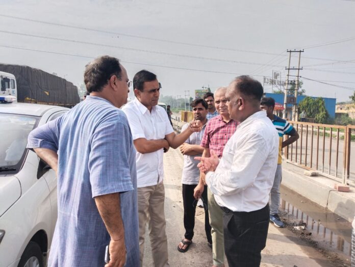 Panipat News-Drainage System Outside BBMB Office 