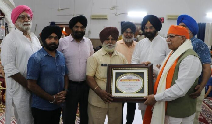 Panipat News-Gurudwara Shri Guru Ramdas Singh Sabha