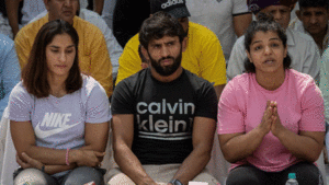 Vinesh Phogat and Bajrang Punia 