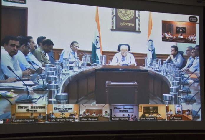 CM Manohar Lal-Review meeting-Heavy rain continues in the state