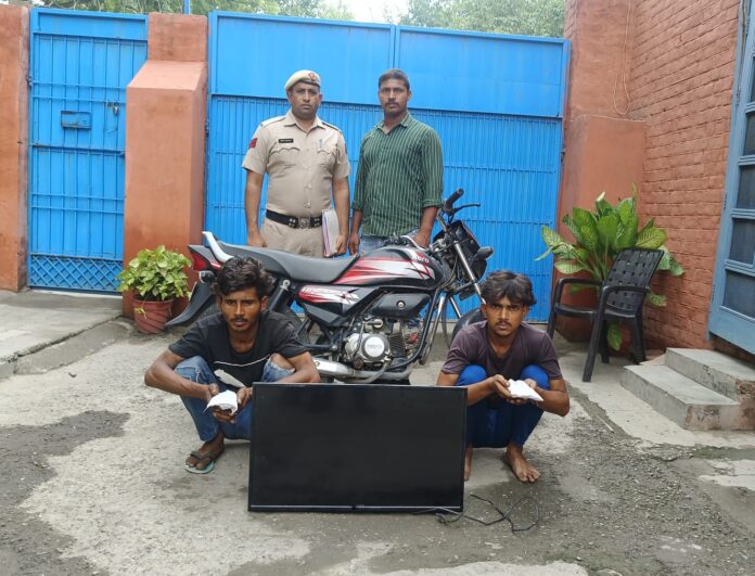 Panipat News-2 accused who carried out the theft incident were arrested 