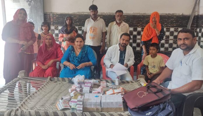 Medical Health Camp In Flood Affected Villages