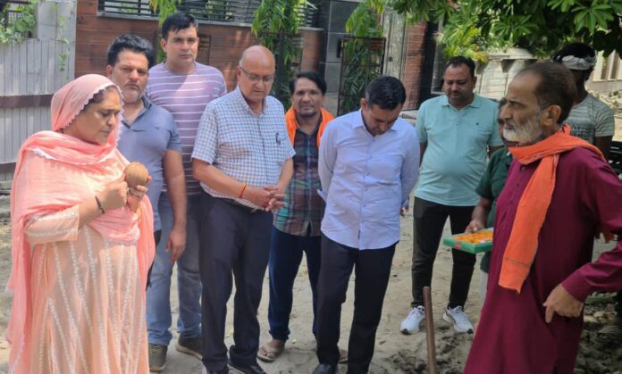 Inauguration Of Road Construction Work