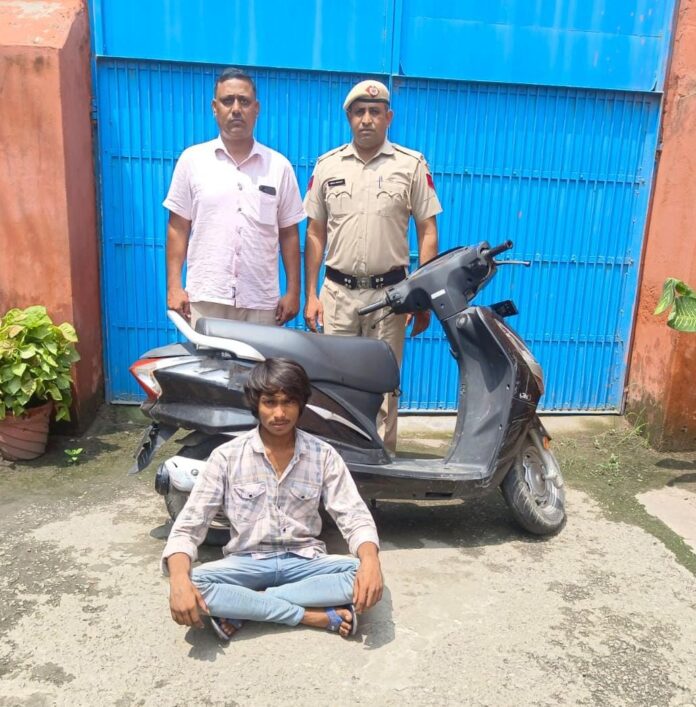 Accused Including Stolen Activa Arrested