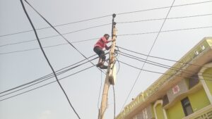 Villagers strongly protested against the cable of 1000 thousand voltage.