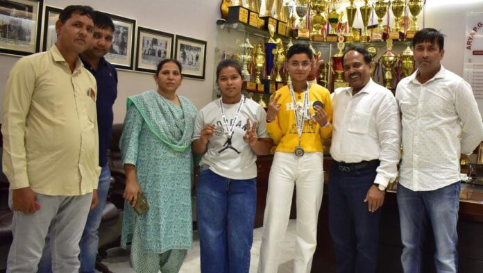 Arya College Won Silver Medals