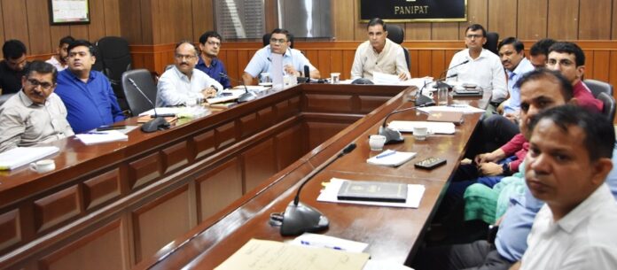 Video Conferencing Of DC's And Other Officials With CM