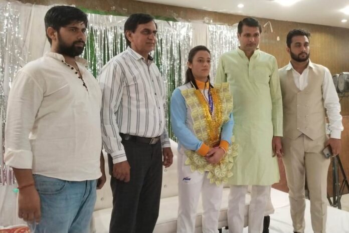 Ritu Gulia Daughter-In-Law of village Budsham returned after winning gold from the Asian Games.