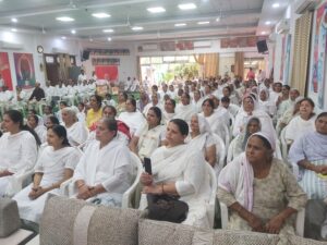 Foundation stone of Brahma Kumaris Seva Kendra