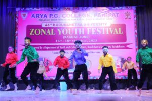 First Day Of The 46th Youth Festival Organized At Arya PG College Panipat