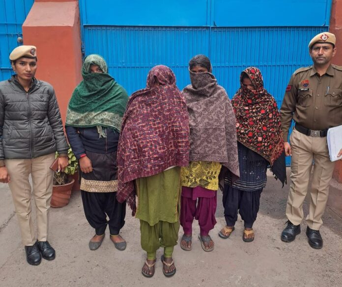 Four Women Arrested For Stealing in Panipat