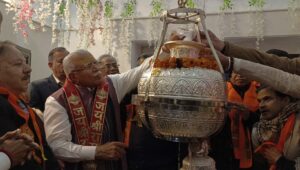 मुख्यमंत्री पहुंचे करनालश्वर महादेव मंदिर