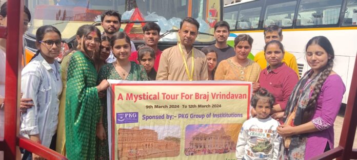 Braj Vrindavan Yatra organized By PKG Group