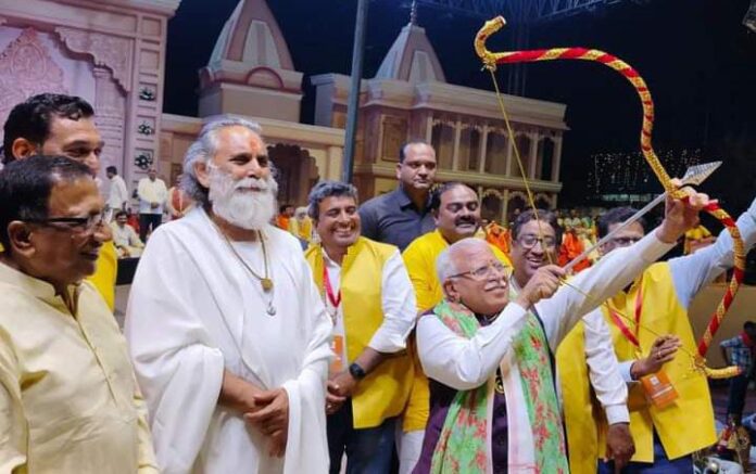 Former Chief Minister Manohar Lal At Chulkana Dham