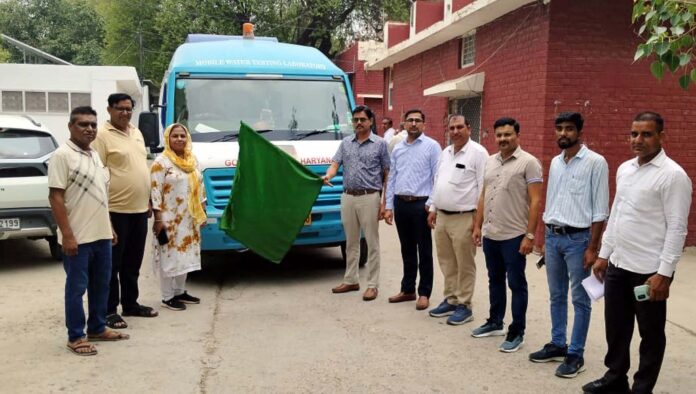 Green flag given to mobile van for checking drinking water quality