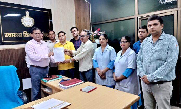 NHM workers submitted memorandum to Deputy CMO regarding demands