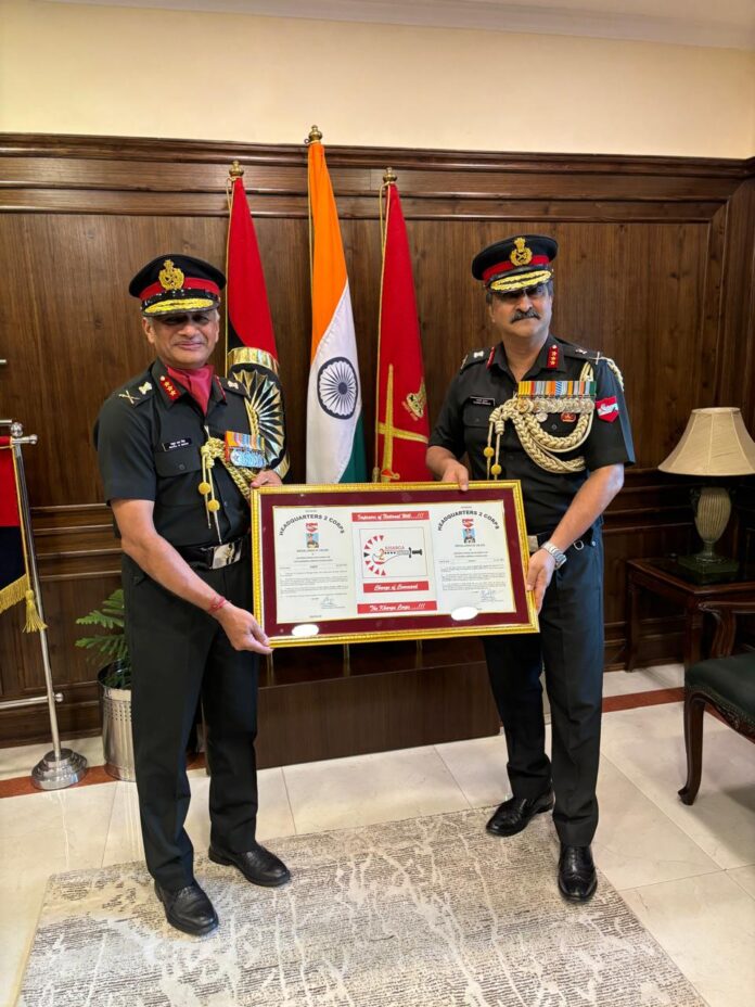 Lieutenant General Rajesh Pushkar took over as Commanding