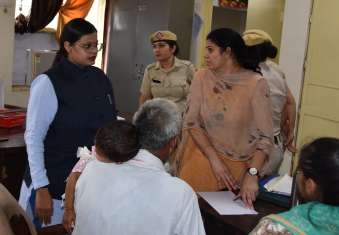 Vice President of Haryana Women Commission inspected the women police station