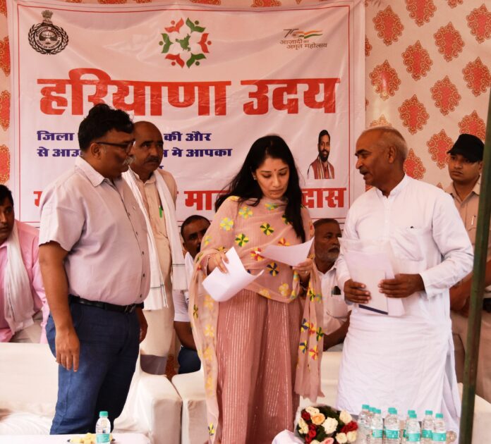 Haryana Uday Outreach Program started grandly in the district again