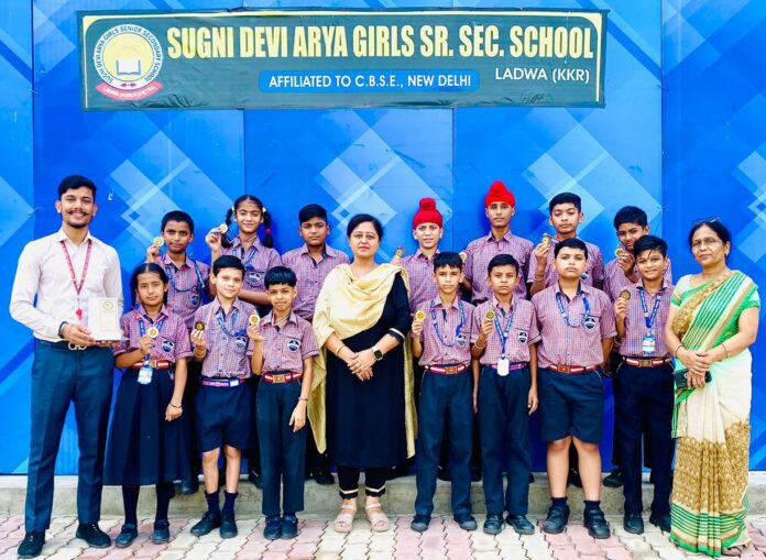 Players of Sugni Devi School won 20 medals in Taekwondo competition