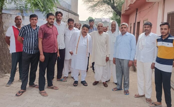 Congress leaders in Haryana are going door-to-door appealing for the BJP to fail as part of the state-wide campaign demanding accounts.