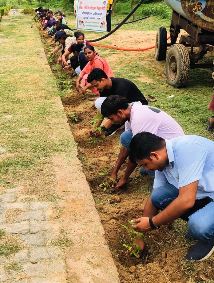 More than 100 saplings planted under tree plantation campaign in IGU