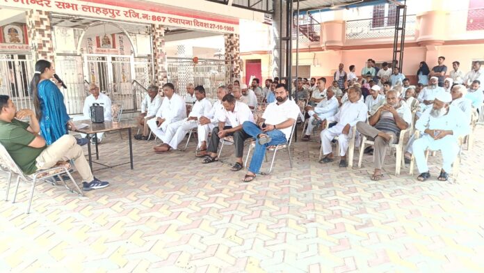 MLA Renubala visited villages and expressed her gratitude to the workers