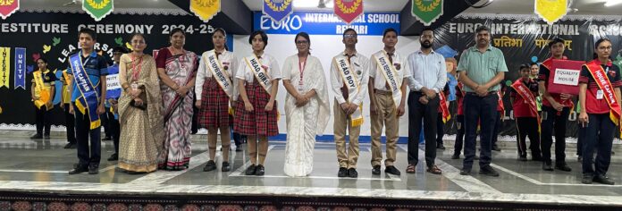 Kashish Parihar became head boy and Harshita Bishnoi became head girl.