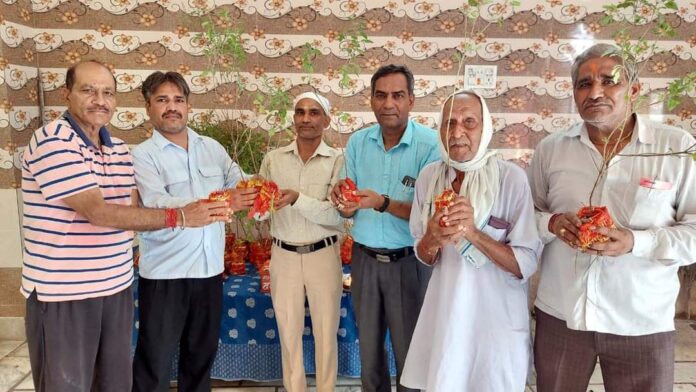 Tulsi plant distribution program organized