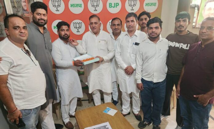 Aman Sharma appointed BJP Yuva Morcha Mandal president and Utsav Sharma appointed district secretary