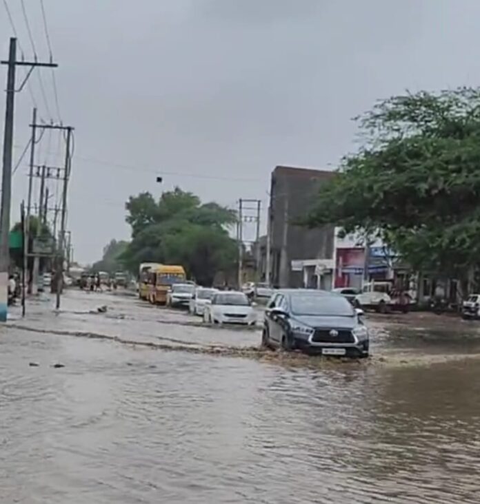 City submerged due to heavy rains, administration's claims exposed.