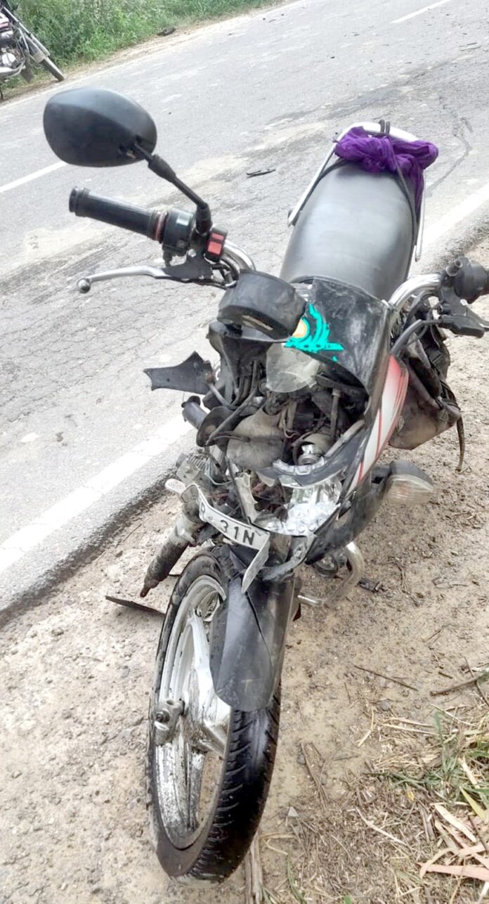 There was a head-on collision between two bikes near village Budhakheda