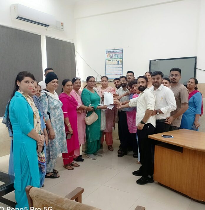 Nursing officers submitted a memorandum to the Deputy SMO regarding their demands