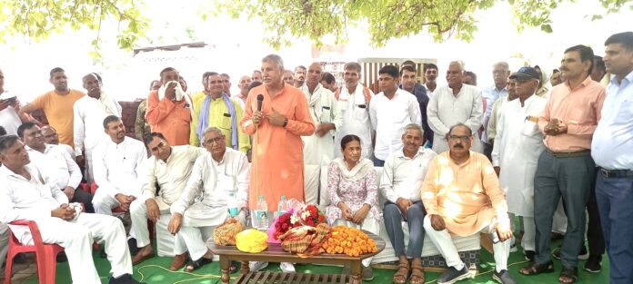 MP Chaudhary Dharmbir Singh held public dialogue in 7 villages