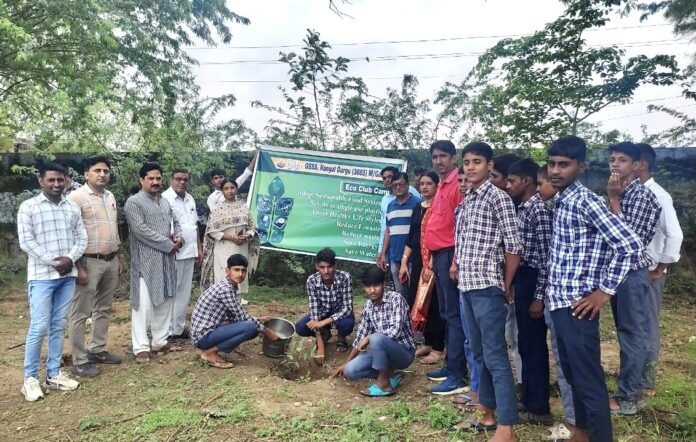 Planting trees plays an important role in creating a prosperous environment in the educational environment - Kailash Yadav