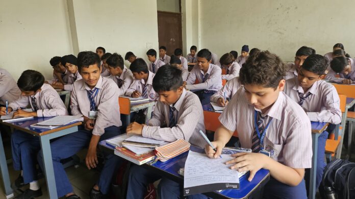 Essay writing competition organized in MDVM Public School Hafizpur