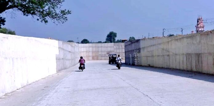 Litani Road Gate Closed Underpass Started