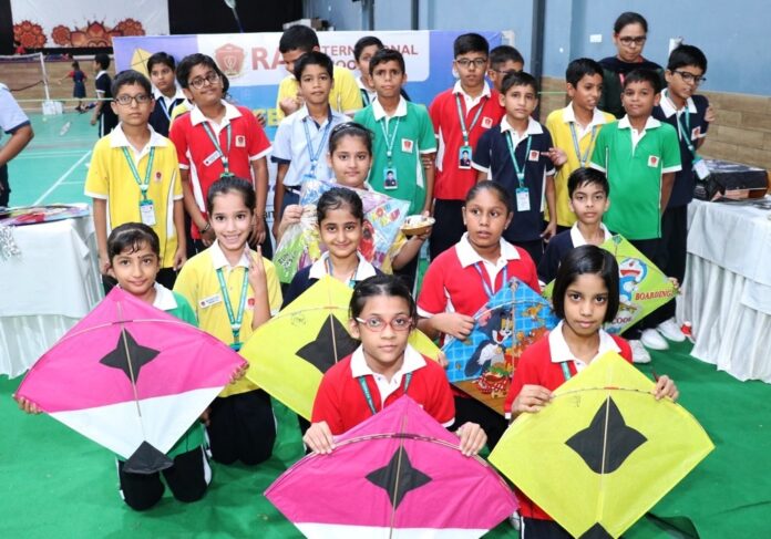 Students made kites and enjoyed the swings in three festivals.