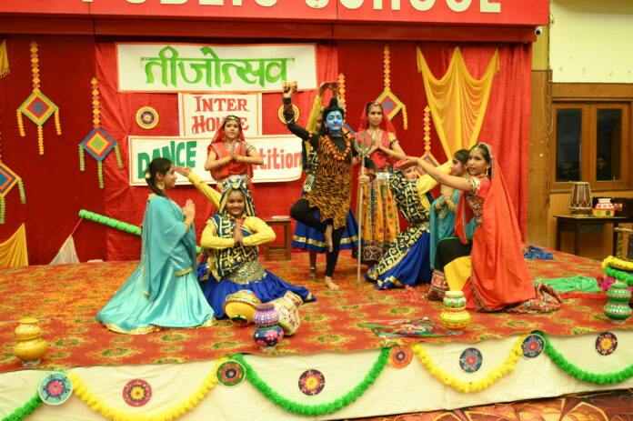 Teejotsav inter-house dance competition was organized in Indus School