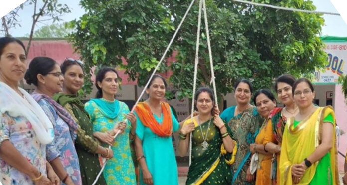 Hariyali Teej festival celebrated with the message of environmental protection