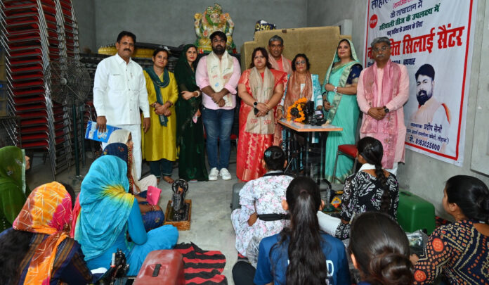 Free sewing training camp for women launched on Teej festival