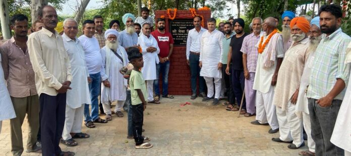 MLA Meva Singh inaugurated the newly constructed Firni in Jal Khedi