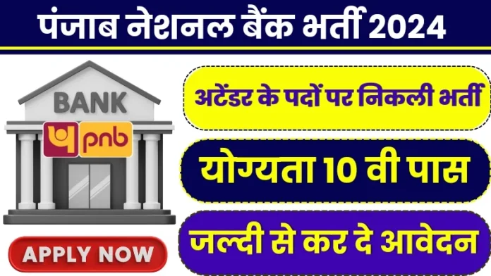 Pnb Bank Vacancy Out : पीएनबी बैंक में नई वैकेंसी जारी, 13 अगस्त से पहले करें आवेदन