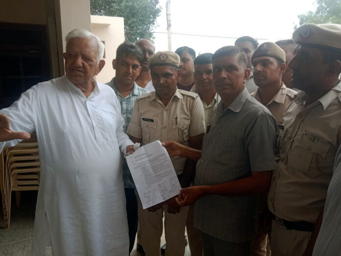 Home Guards delegation met BJP leader Satpal Sangwan