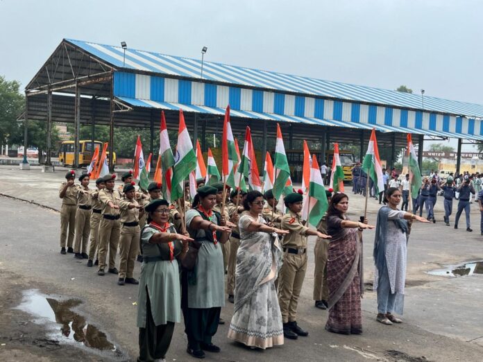 District level Independence Day final rehearsal will be held today in the new grain market.