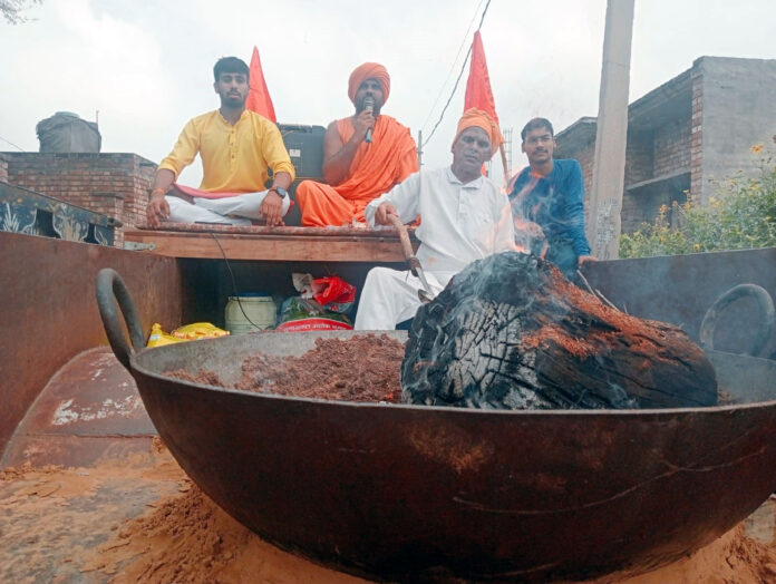 Aryaveer Dal took out environmental purification yagya yatra