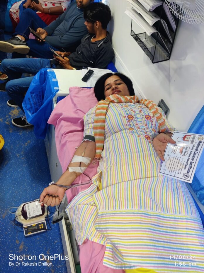 Blood donation is essential in human life: Sheoran