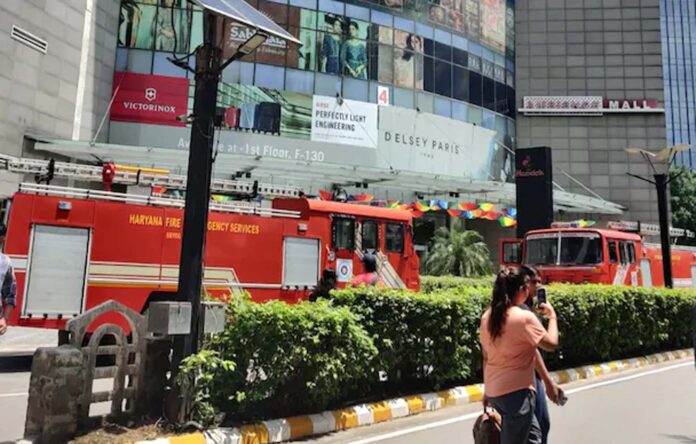 There was a threat of bombing Ambience Mall; police searched every inch of the mall