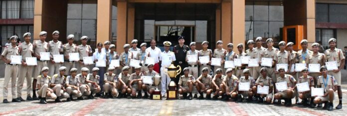 Sainik School Rewari hoisted the flag in All India National Sports and Cultural Programs